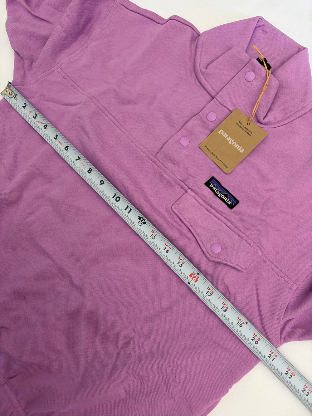 Patagonia Daily Snap-T Pullover P/O Women's Size S Brisk Purple - Picture 6 of 11